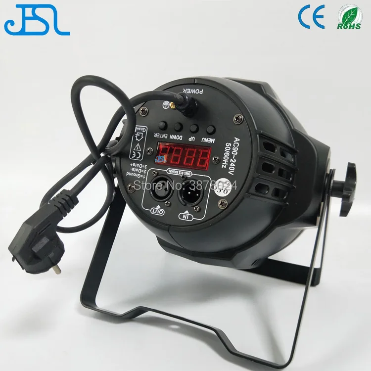 TOP Stage Light 8 PCS 54 X 3W RGB Led DJ Par Indoor Aluminum Shell Background Projector 3IN1 Spot DMX512 Cans wi | Освещение