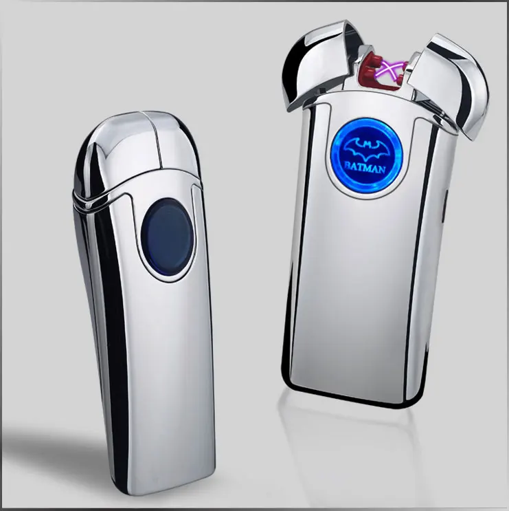 36*80 5 мм плазменная Зажигалка Ветрозащитная USB металлическая зарядка электронная