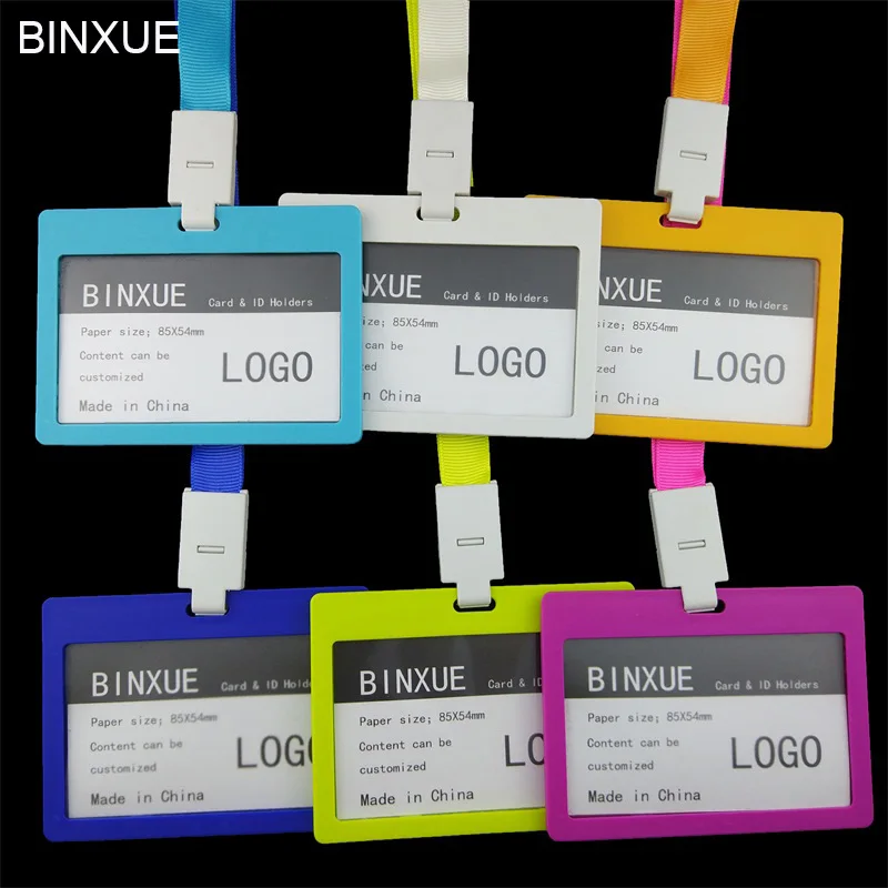 BINXUE Обложка для карт и удостоверений контроль доступа идентификационная бирка