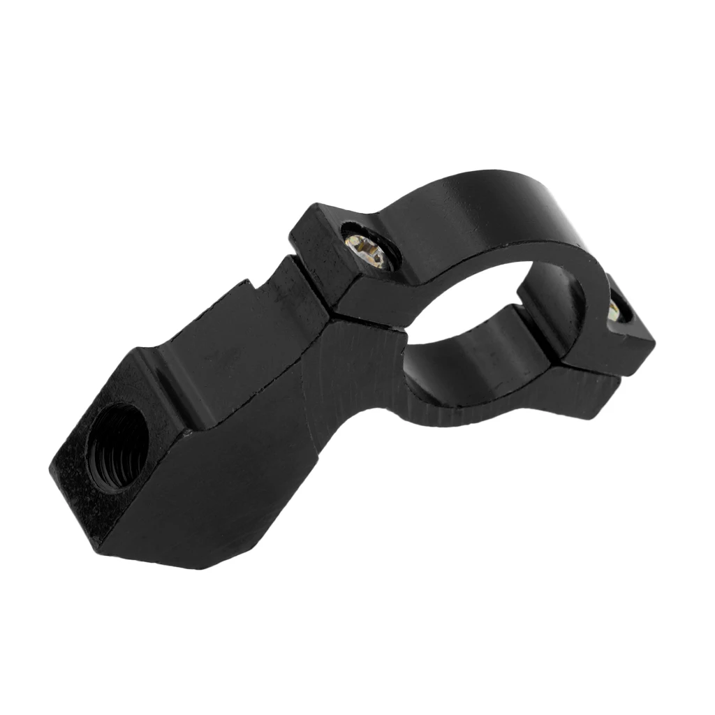 Perfeclan Lightweight Motorcycle Bike Handlebar Mirror Adapter Bracket Rear View Holder Bicycle Refit Accessories - Цвет: Black as described