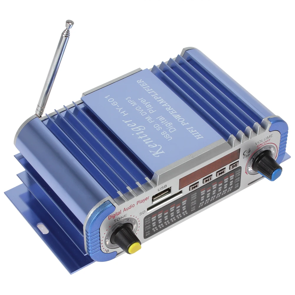 Kentiger 2 канальный Hifi мини цифровой автомобильный аудио стерео усилитель мощности