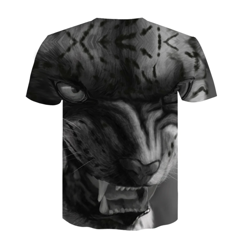 Новинка, 3d футболка с изображением короля льва, футболка с животными, Camiseta, футболка для мужчин, забавная Мужская одежда, повседневная футболка для фитнеса, Футболка С Рисунком Тигра, Мужская футболка большого размера