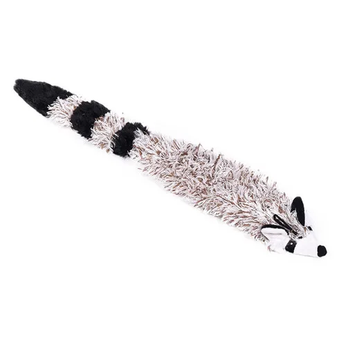 Funny Pet Dog Squeak Toys Stuffed Animals Pet Toys Plush Puppy Honking Squirrel for Dogs Cat Chew Squeaker Squeaky Toys for Pets - Цвет: Raccoon