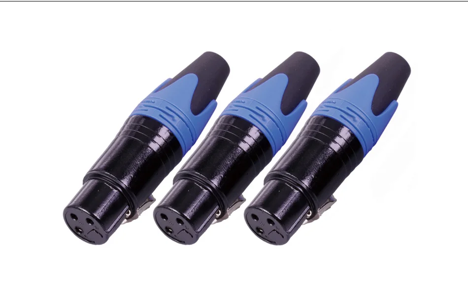 1 шт. NC3MXX и NC3FXX XLR разъем, 3 Pin, пайка XL штекер и Женский Разъем Аудио Микрофон разъем для микрофона, 7 цветов
