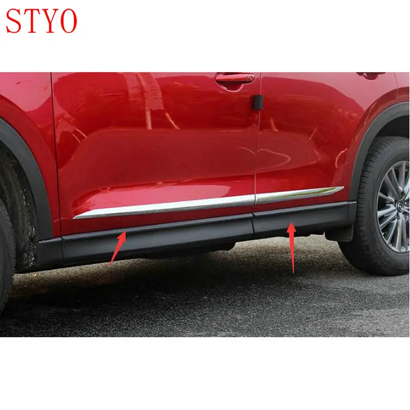 

STYO Car ABS Door Body Anti-rub Sticker Trim Strip For CX-5 CX5 2017 2018