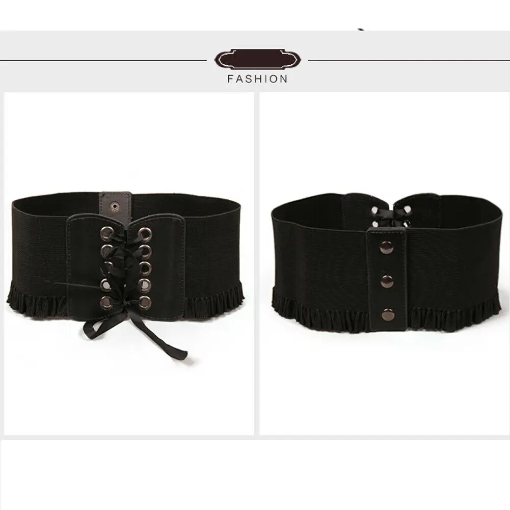 Женский широкий корсет с Оби черный или белый кружевной пояс для свадебного