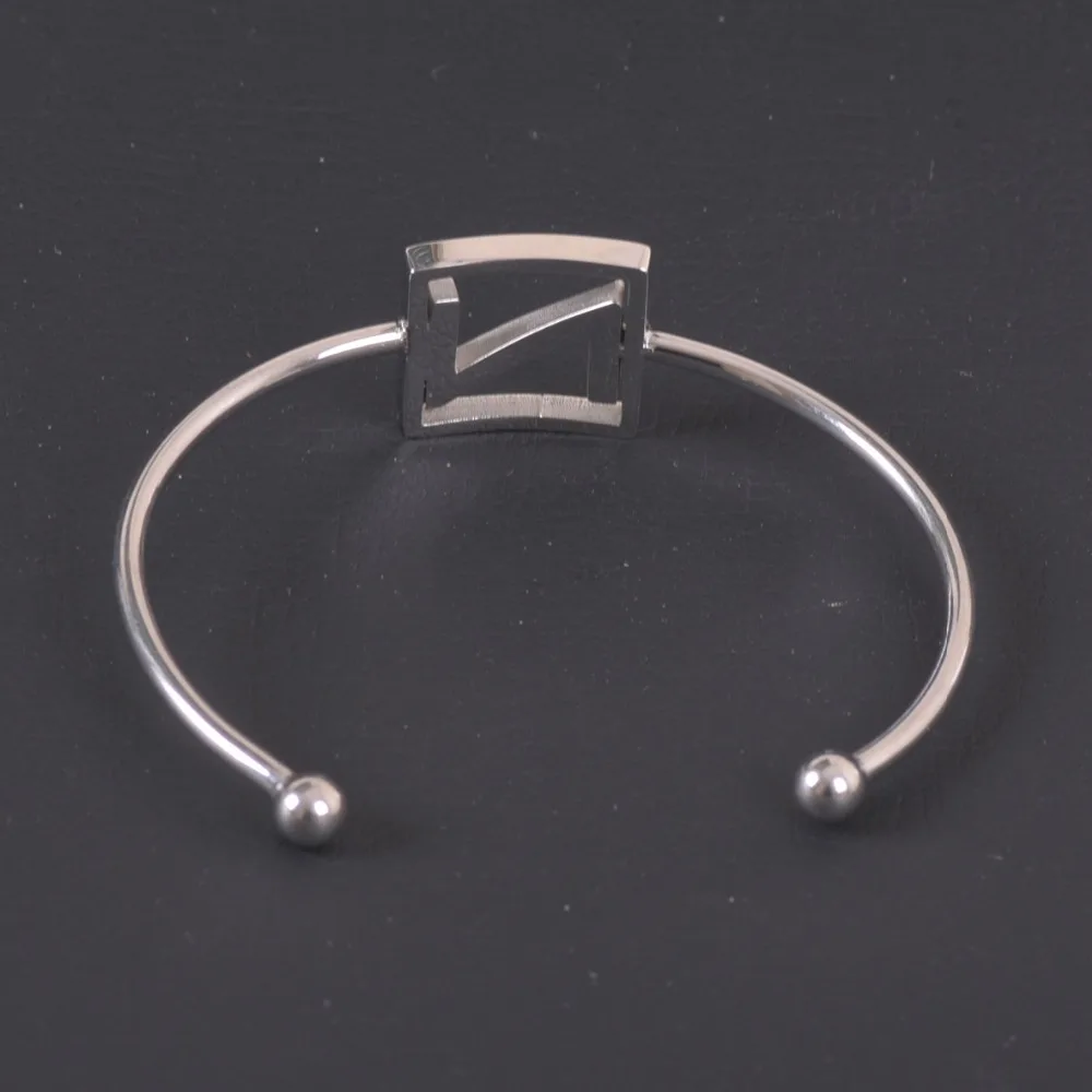 

New Aarrive Z Letter Bracelet Stainless Steel Silver Color Name Bangle