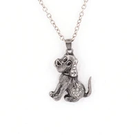 hzew cute dog pendant necklace three variety dogs necklace gift