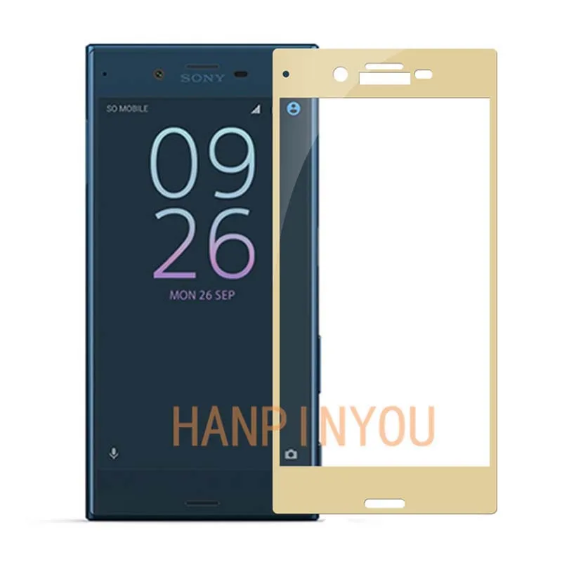 Для Sony Xperia XZ F8331 Dual 5 2 &quotПолное покрытие закаленное стекло Защита для экрана