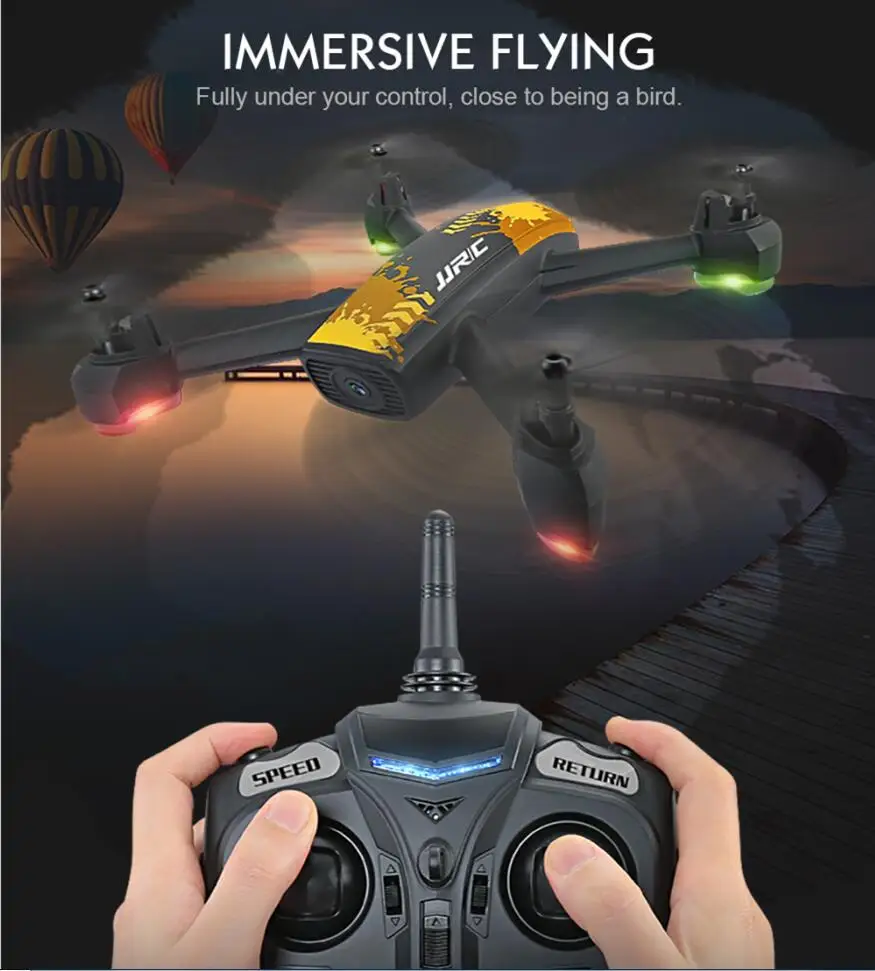 2018 Новый H55 GPS позиционирование высоты дроны 720P WIFI камера селфи трекер FPV