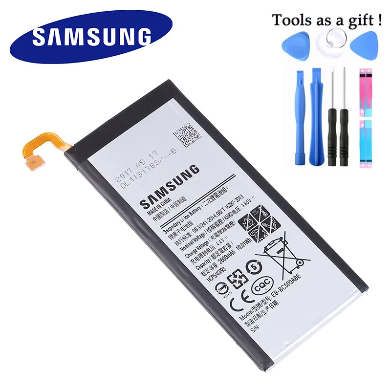 Сменный аккумулятор EB-BC500ABE для samsung Galaxy C5 SM-C5000, аккумулятор 2600 мАч