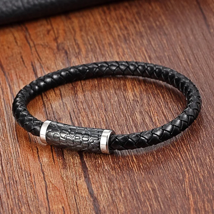 Женский браслет из натуральной кожи с магнитной пряжкой|bracelets for|charm braceletcharm bracelets