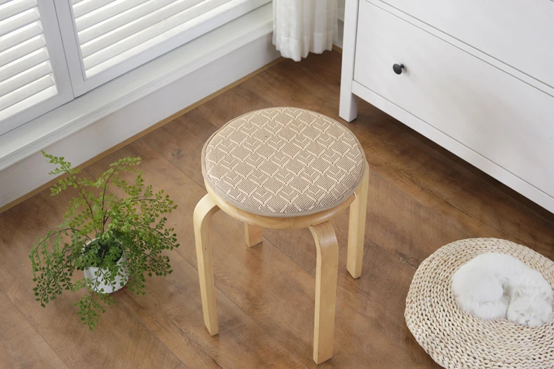 Крутой круглый коврик из ротанга, Подушка для стула для лета, разноцветные подушки для сидения для обеденного стула, коврик для пола, качественная, Poam Coshions, 1 шт
