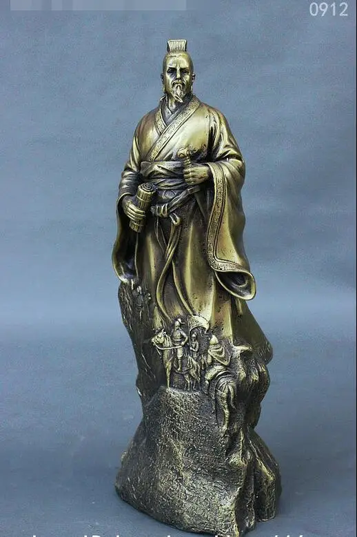 12 &quotнародное искусство Китая воин солнце Tzu Wu Sun Zi милитаристская статуя