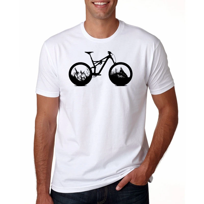 New MTB Enduro Biker T shirt men mountain biker t-shirt homme bicycle bmx tshirt rider mountains tee hombre 2019 Newest | Мужская одежда