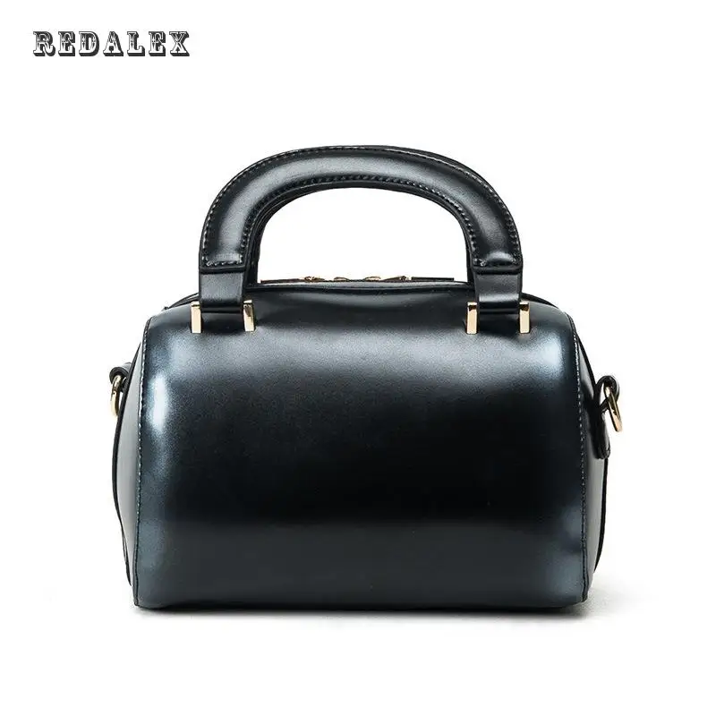 Новая мода Сумки универсальная сумка Бостон Твердые Ретро Портативный один