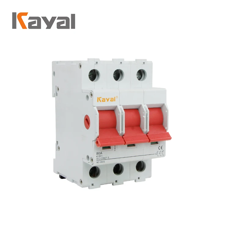 Genuinel Kayal Новый L7 домашний автоматический выключатель 1 2 3 4 P Тип C Мини 63A 6a