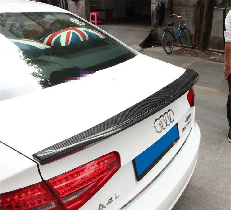 Спойлер для AUDI A4 A4L B9 2013 2014 2015 2016 спойлер багажника заднего крыла автомобиля из