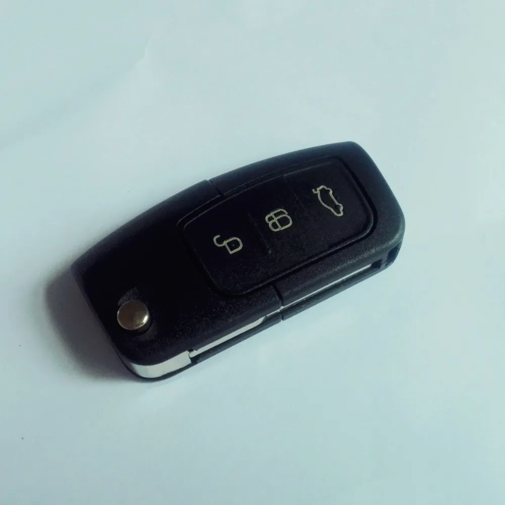 3 кнопки дистанционного ключа Smart Car брелок 433 МГц с чипом 4D63 для Ford Focus Mondeo C Max S Galaxy