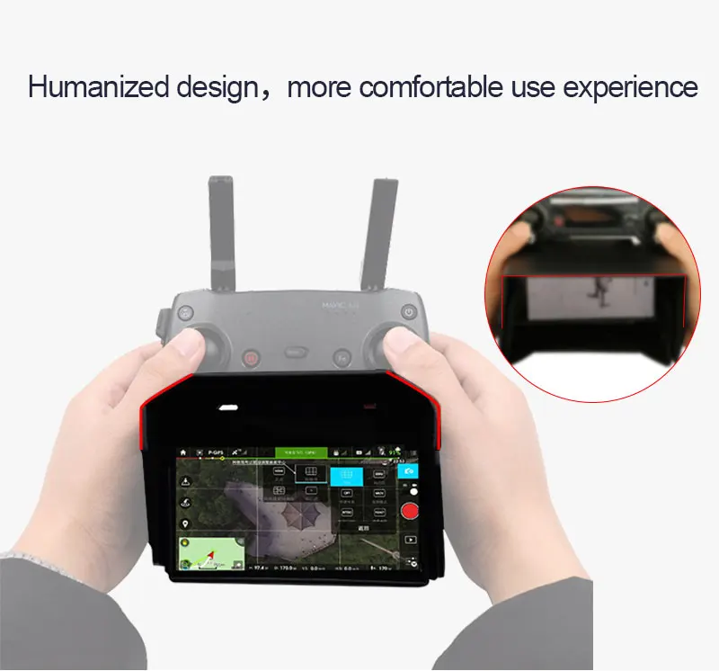 DJI Mavic пульт дистанционного управления солнцезащитный козырек 4,7-5,5 дюймов Солнцезащитный капюшон для DJI Mavic Air/Pro/Spark/Phantom4 Pro/inspire/Mavic 2