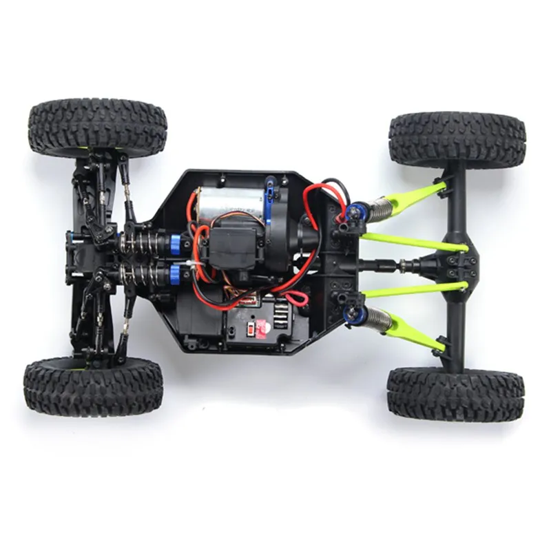 10428 1/10 2,4G 4WD RC монстр гусеничный ру автомобиль электрический альпинистский Автомобиль Дистанционное управление игрушки, светодиодные лампы скорость 30 км/ч