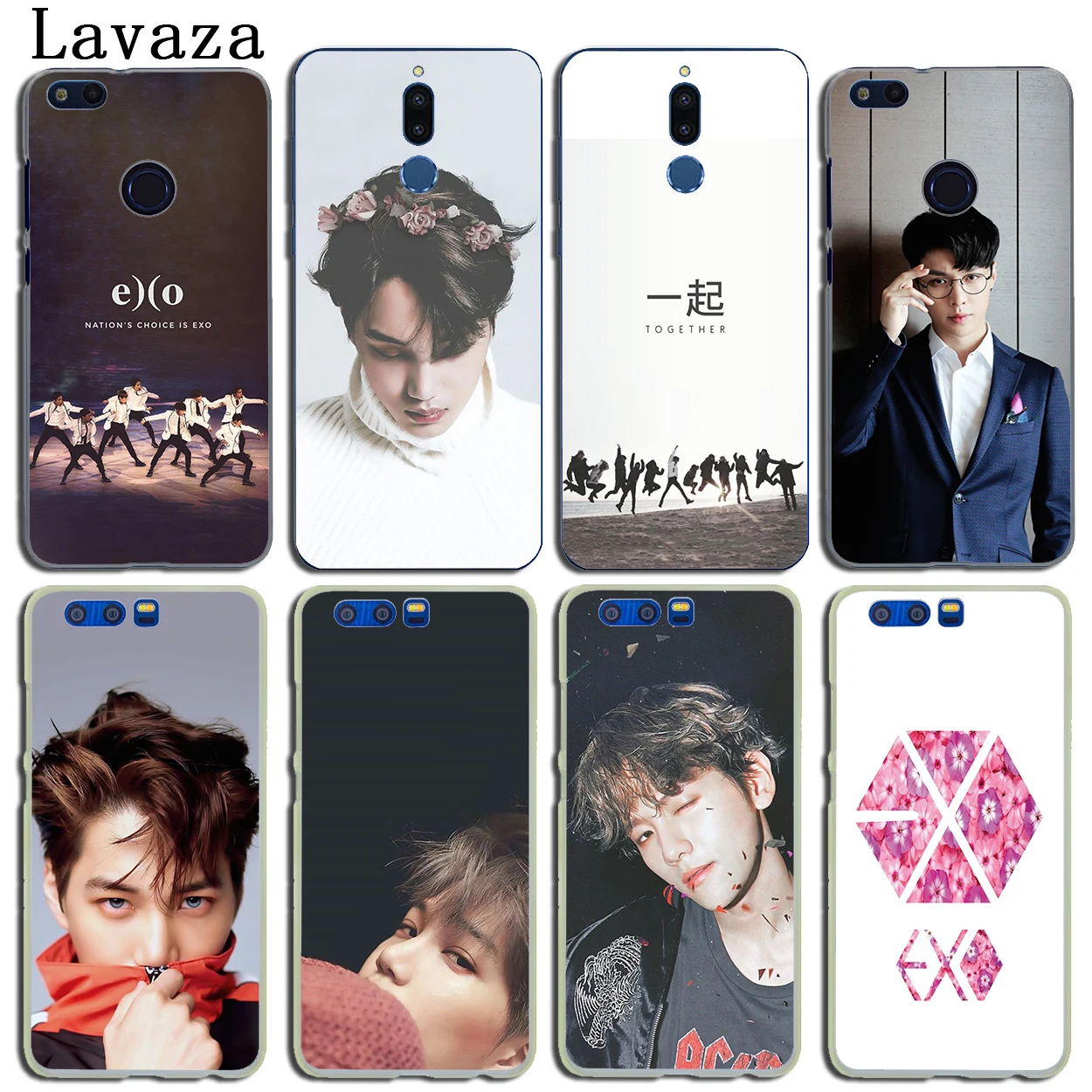 Чехол EXO BaekHyun XIUMIN LAY для Huawei Y9 Y7 Y6 Prime 2019 2018 Nova 5I 4 3i 3 2i Honor 20 10 8X 8C 8 9X 9 Lite 6C 7C 7X 7A