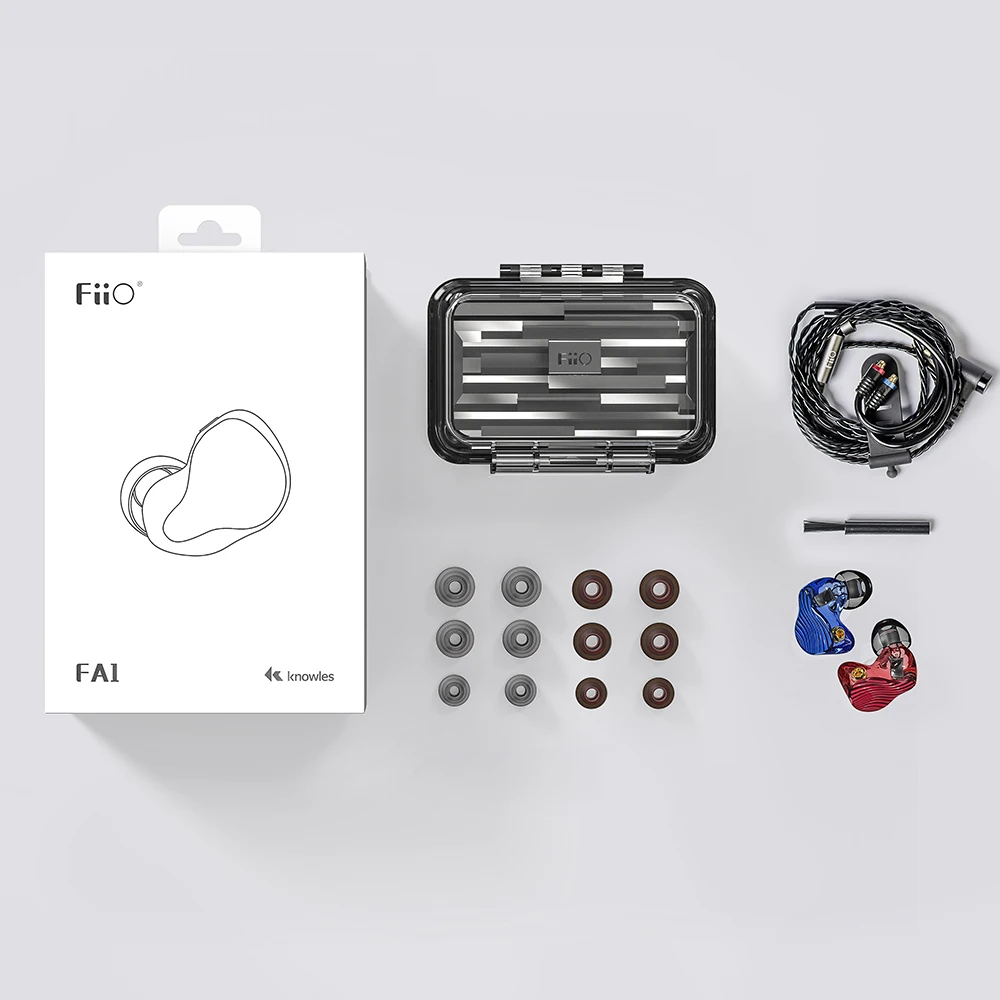 Съемный кабель FiiO FA1 с 3D принтом дизайн MMCX одиночный драйвер сбалансированная