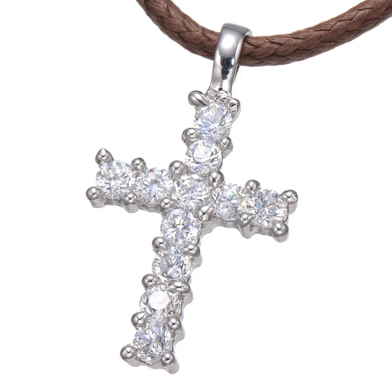 Популярные трендовые ювелирные изделия Сияющие циркониевые Плавающие Подвески