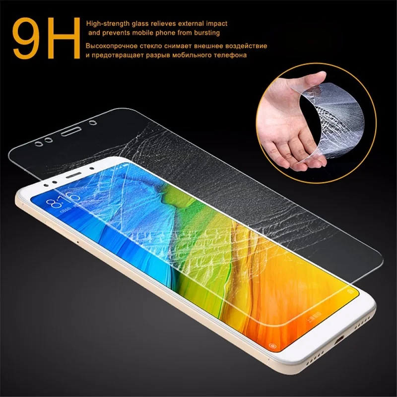 2 шт. Защитное стекло для Xiaomi Redmi 5 Plus 6A 6 Pro S2 Note закаленное Защитная пленка экрана