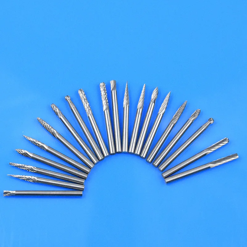20 xTungsten КАРБИДА резак Ротари Burr Набор Гравировальный Бит 3 мм X | Инструменты