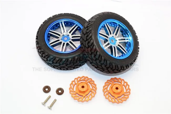 1/18 Traxxas 4WD latrax Титон/SST сплав задний тормоз диск + 5.5 мм толщиной колес и шин-