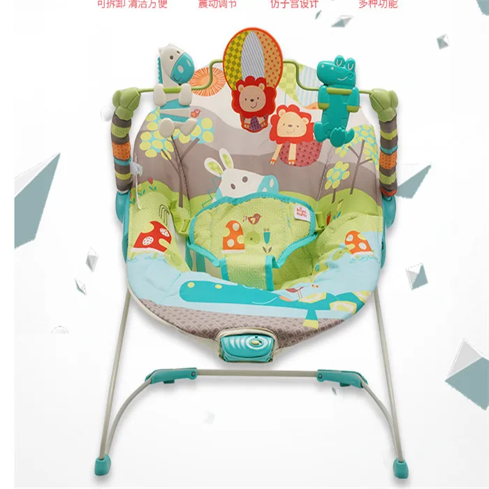 Черный Bright stings babycirb детское электрическое многофункциональное детское кресло-качалка Колыбель Детский шейкер - Цвет: Черный