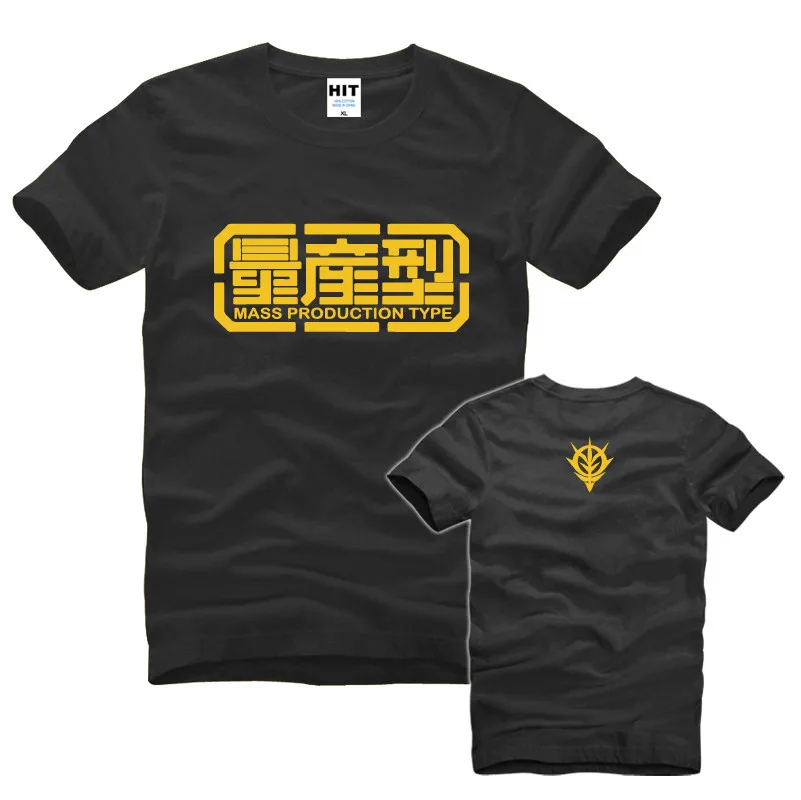 Мужская футболка с принтом из мультфильма EXIA Gundam Модная хлопковая новинка 2015