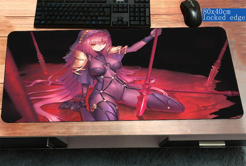 Size 800x400x3mm fate grand order mousepad gamer cute 800x400x3mm gaming mouse pad desk notebook pc accessories laptop padmouse ergonomic mat - Цвет: Size 800x400x3mm