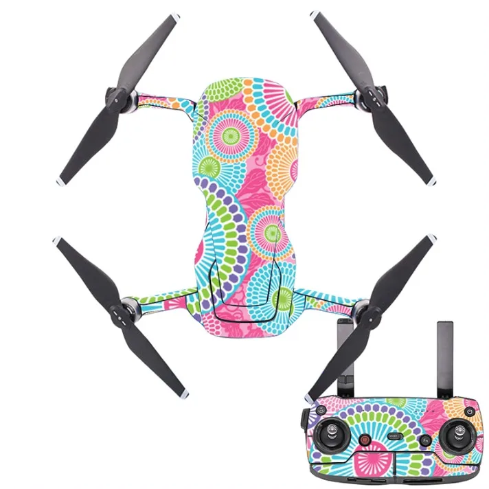 TN-DJMav icair-0028 Защитный Дизайн Горячая для Mavic Air Стикеры s Батарея наклейка пульта дистанционного управления кожи полный набор Drone тела Стикеры для DJI mavic AIR - Цвет: TN-DJMav icair-0028