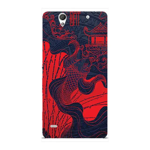 L127 Мягкие чехлы для телефонов sony Xperia C4 Dual E5333 E5306 E5303 E5353 E5343 E5363 чехлы на заднюю панель кожаные сумки для sony c4 Xperia C 4 - Цвет: L127