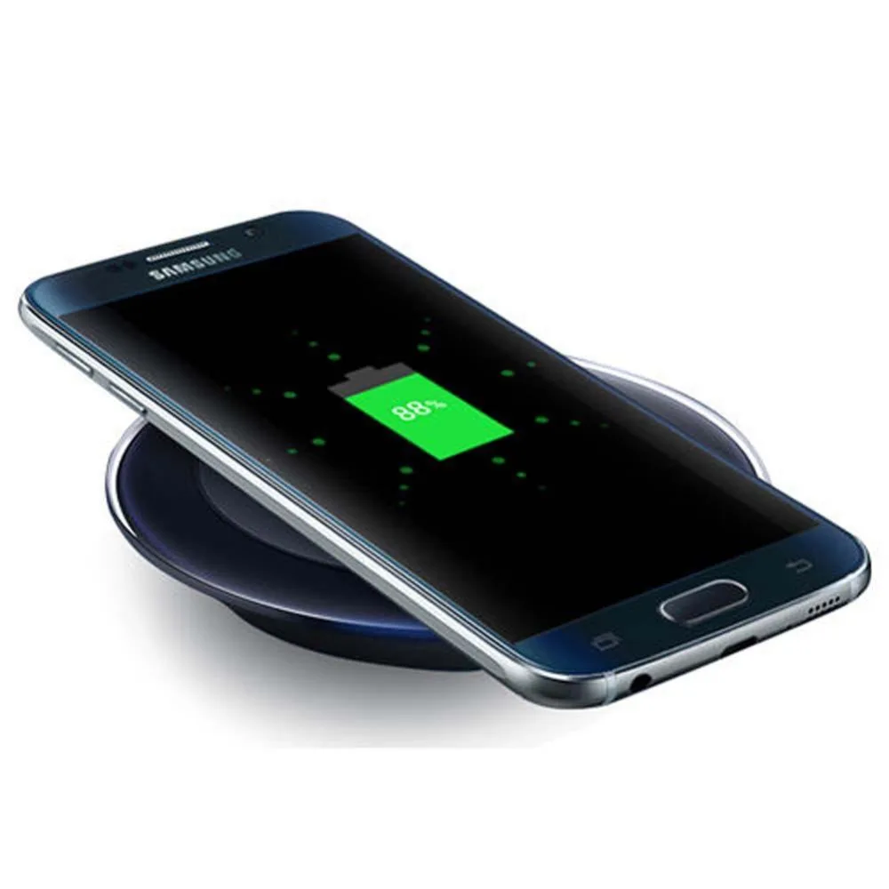 Беспроводное зарядное устройство Qi для Samsung Galaxy S9 S8 Plus переносная зарядная