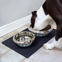 silicone dog cat puppy pet feeding mat waterproof feed placemat safe feeding dish bowl stand wipe clean water food pad