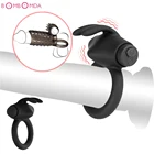 USB зарядка, кольцо для эрекции, задержка эякуляции, Резиновые Кольца для пениса, увеличение пениса, секс-игрушки для мужчин