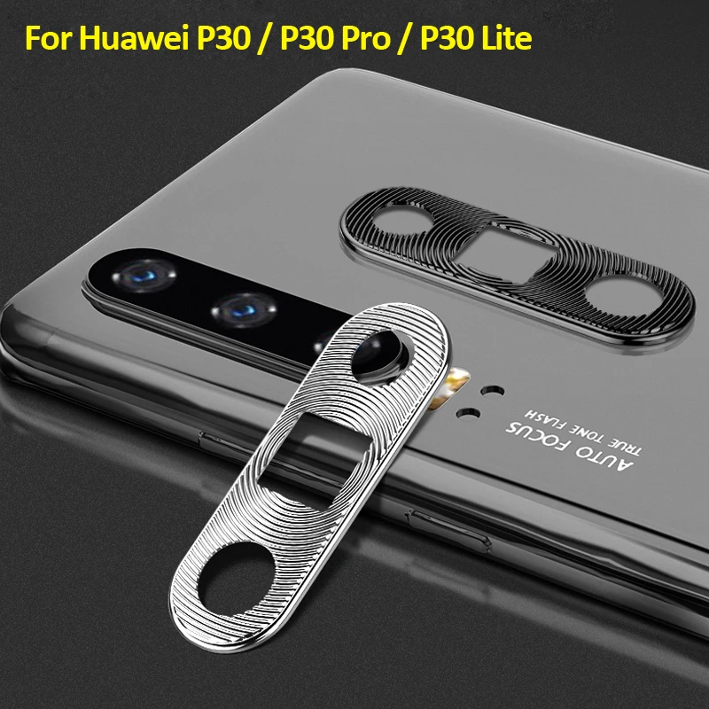 Роскошный защитный чехол для объектива камеры Huawei P30 Pro металлический задней с