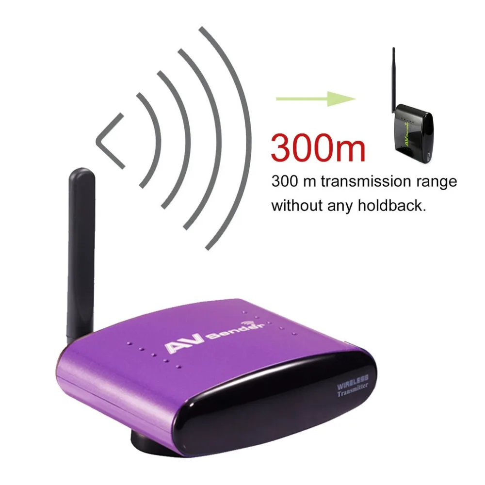 5 8 ГГц цифровой Беспроводной AV трансивер приемник отправителя 300 м для ТВ DVR IP DVD