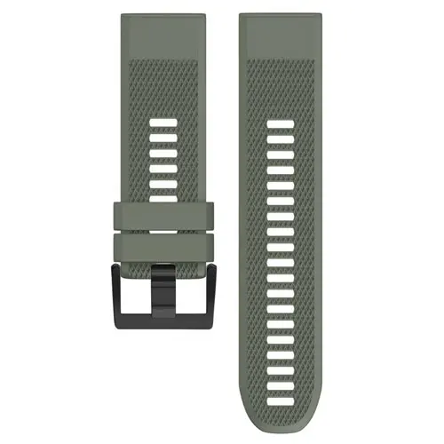 22 мм 26 мм спортивный силиконовый ремешок для Garmin Fenix 5X5 3 3HR D2 Charlie Watch Band Quick Release мягкие часы ремешок для Garmin - Цвет ремешка: Army Green