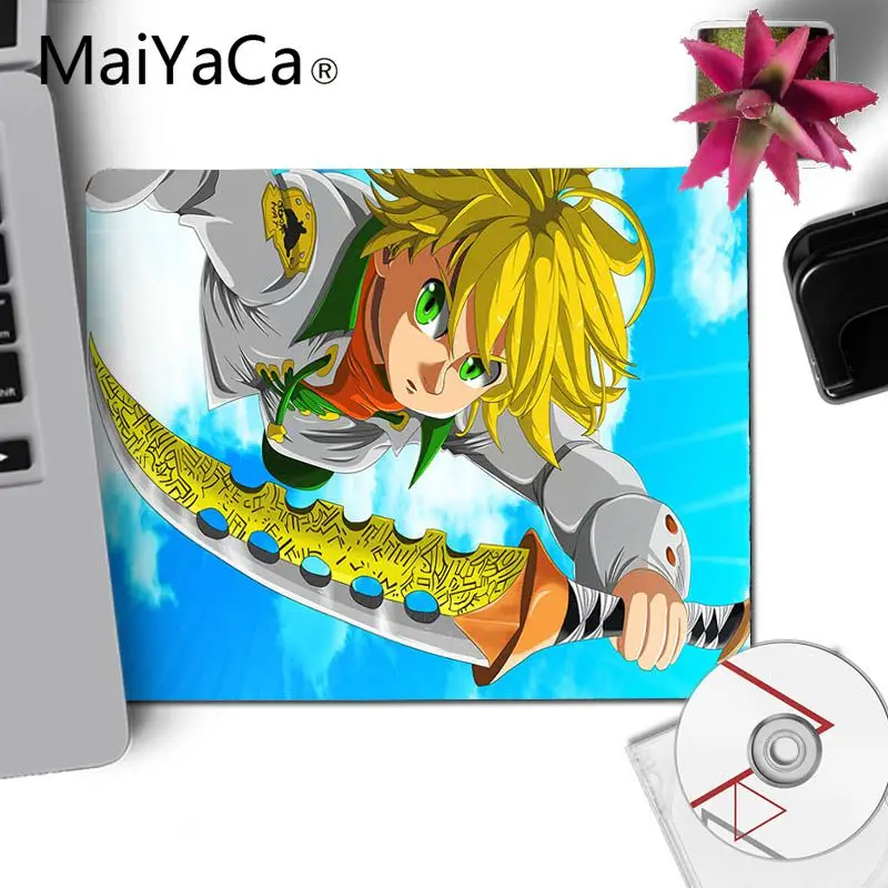25X29cm MaiYaCa Забавный Nanatsu no Taizai The Seven Deadly Sins коврик для мыши Аниме нескользящий ноутбук компьютер ПК игровой коврик Настольный коврик - Цвет: 25X29cm