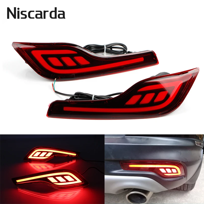 Светодиодный отражатель заднего бампера Niscarda 2 шт. красный стоп сигнал