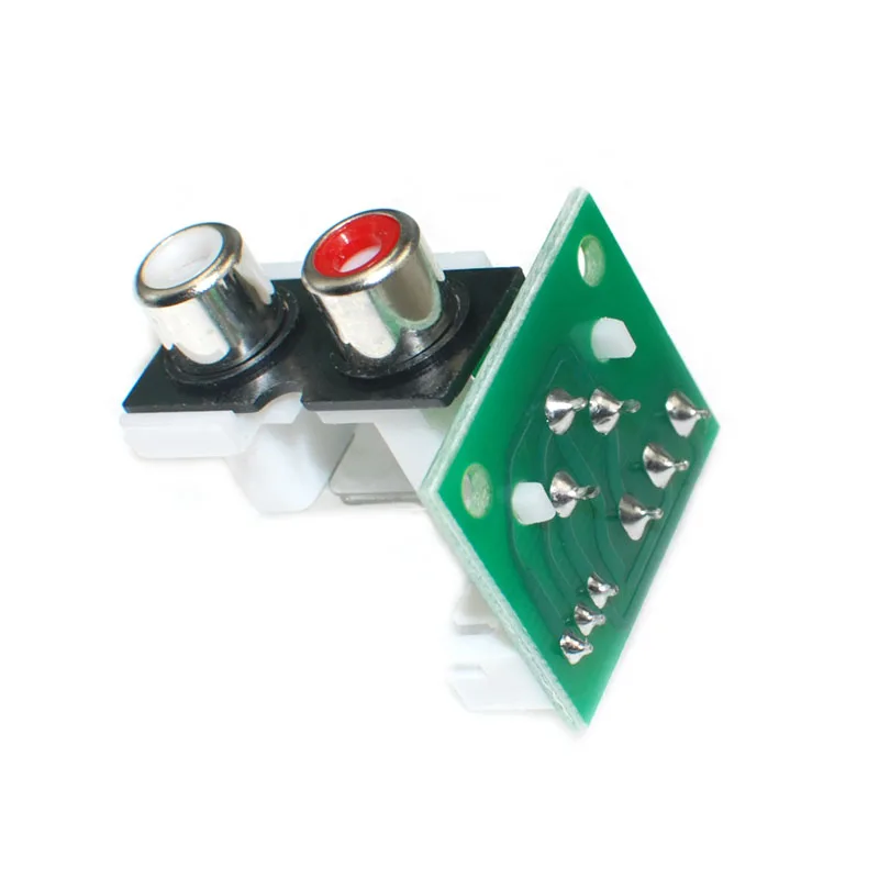 Адаптер коннектор CIRMECH RCA на 2 54 3pin 5 08 rca для стереоаудиосистемы и колонок|for speaker|rca