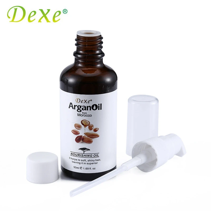 Уход за волосами Dexe 50 мл чистое натуральное марокканское аргановое масло для