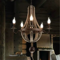 european style living room bedroom creative log restaurant cafe bars restoring ancient ways wooden pendant lamps and lanterns