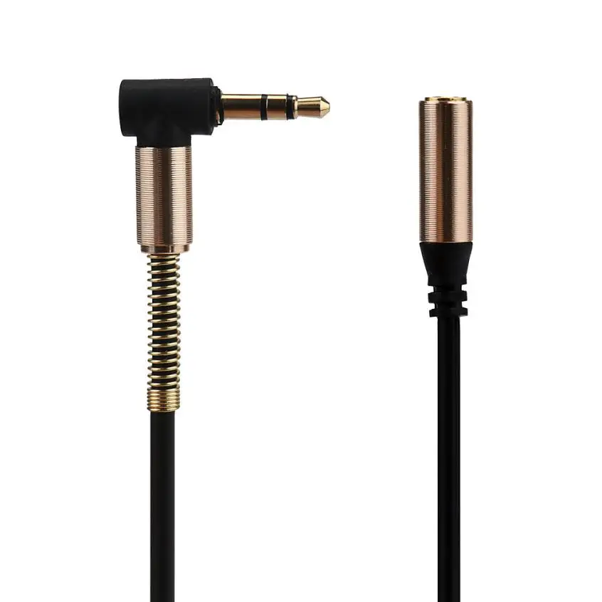 Новое поступление 1 м Джек локоть папа-папа стерео наушники автомобиля Aux аудио