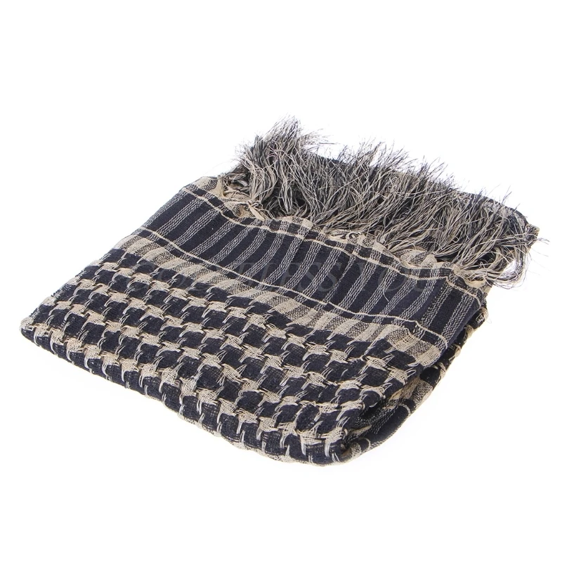 Бежевый Военный Тактический Keffiyeh Шарф в арабском стиле для охоты, велоспорта, шаль для головы, Армейский Камуфляж, горячая Распродажа - Цвет: Бежевый