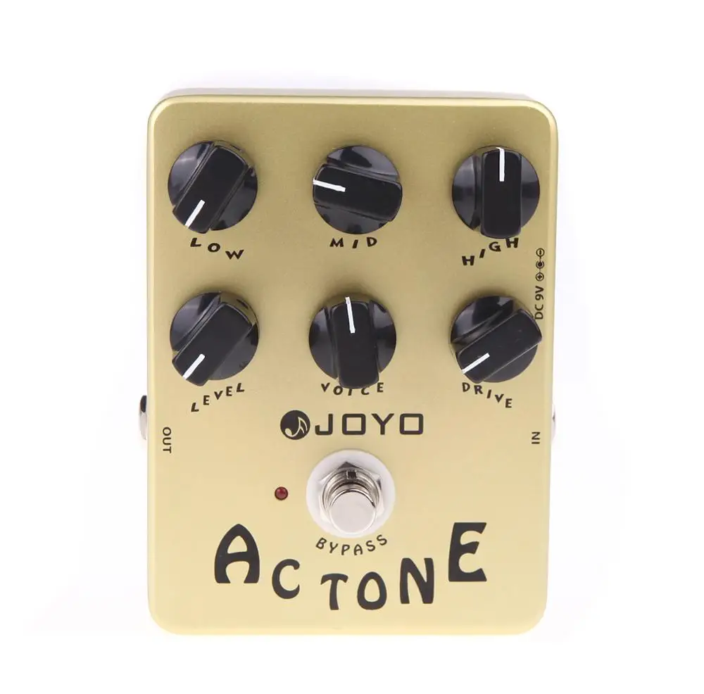 AS SHOW JOYO JF-13 AC Tone гитарный эффект педаль классический британский рок звук воспроизводит звук усилителя Vox AC30 - Цвет: AS SHOW